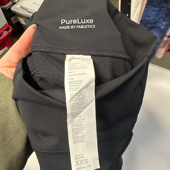 Fabletics PureLuxe Black Leggings With pockets - Picture 5 of 5